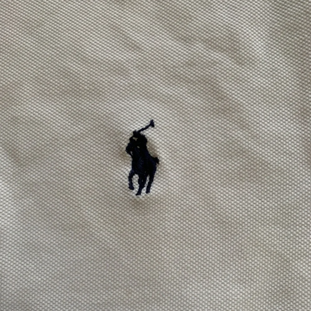 Polo‎ Ralph Lauren Mens White Classic Fit Short Sleeve Pique Polo Shirt Large L
